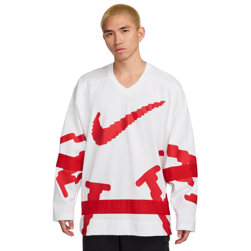 MENS - Nike Club Neo Varsity Hockey Jersey - University Red/White
