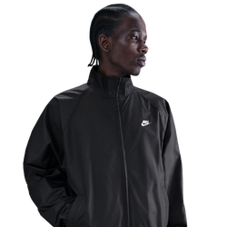 Men's - Nike CLUB ROSCOE FZ JACKET - Black/White