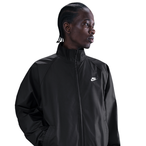 MENS - Nike CLUB ROSCOE FZ JACKET - Black/White