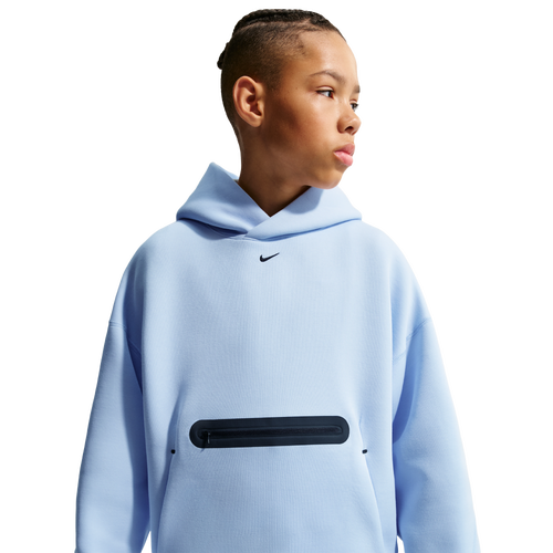  - Nike NSW Tech Fleece Oversized Pullover Hoodie - Hydrogen Blue/Black