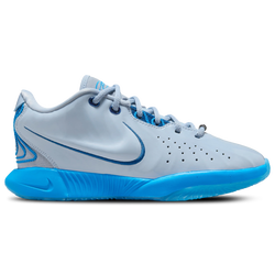 Girls' Grade School - Nike LeBron XXI Textile - Light Armory Blue/Glacier Blue/Coconut Milk