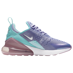 Girls' Grade School - Nike Air Max 270 - Twilight Pulse/White/Light Aqua
