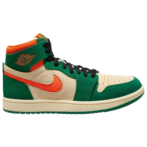 Shop Jordan Womens  Aj1 Zoom Air Cmft 2 In Pine Green/orange Blaze/muslin