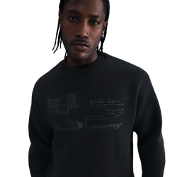 Men's - Nike Tech Fleece Crew GX - Black/Black