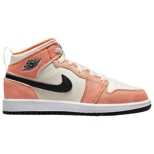 

Boys Preschool Jordan Jordan AJ1 Mid SE - Boys' Preschool Shoe Orange/Sail White/Black Size 11.0