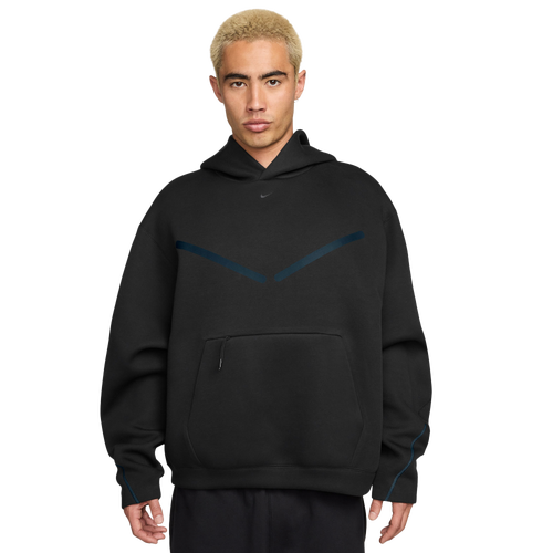 MENS - Nike Tech Pullover Graphic Hoodie - Black
