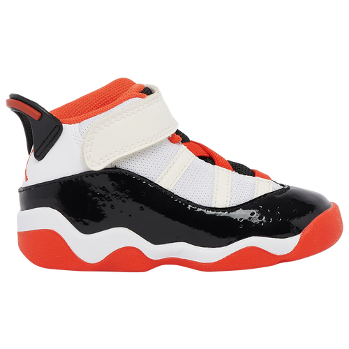 

Boys Jordan Jordan 6 Rings - Boys' Toddler Shoe White/Black/Orange Size 07.0