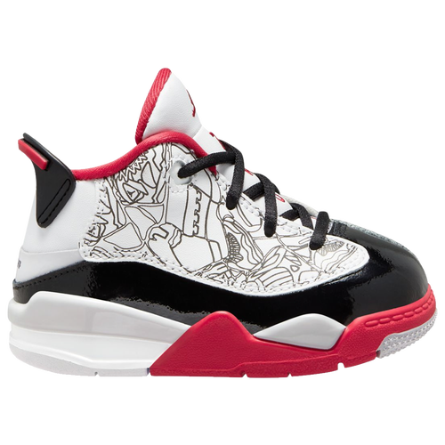 Jordan Kids' Boys  Dub Zero In White/red/black