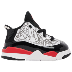 Boys' Toddler - Jordan Dub Zero - White/Red/Black