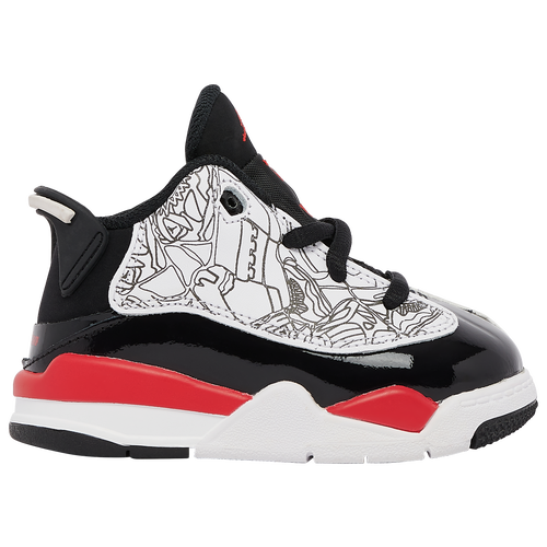 

Jordan Boys Jordan Dub Zero - Boys' Toddler Basketball Shoes White/Red/Black Size 5.0