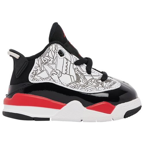 

Jordan Boys Jordan Dub Zero - Boys' Toddler Basketball Shoes White/Red/Black Size 7.0