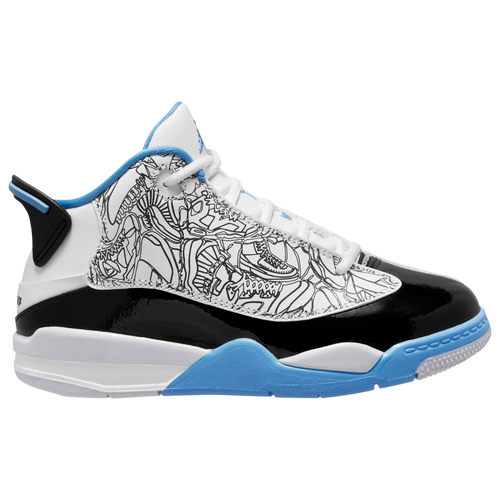 

Jordan Boys Jordan Dub Zero - Boys' Preschool Basketball Shoes White/Blue Size 01.5