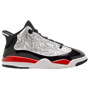 Air Jordan Dub Zero White / True Red - Black