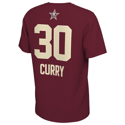 

Nike Mens Stephen Curry Nike All-Star Week West 24 T-Shirt - Mens Red/White Size L