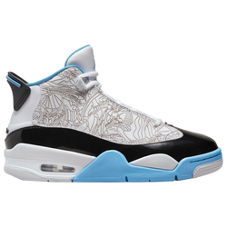 Boys' Grade School - Jordan Dub Zero - White/Blue/Black