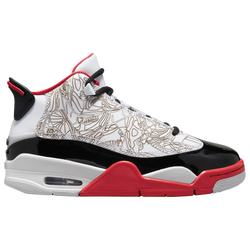 Boys' Grade School - Jordan Dub Zero - Black/White/Red