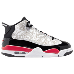 Boys' Grade School - Jordan Dub Zero - Black/White/Fire Red