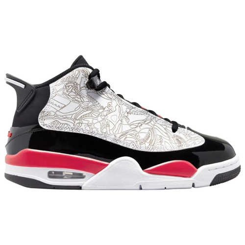 Jordan Kids' Boys  Dub Zero In White/fire Red/black