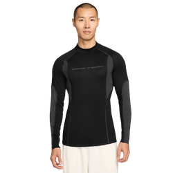 Men's - Nike Tech Pro Layer L/S Thermal Top - Anthracite/Black