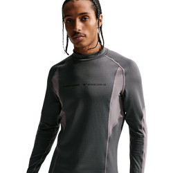 Men's - Nike Tech Pro Layer L/S Thermal Top - Iron Grey/Pencil Point/Pencil Point