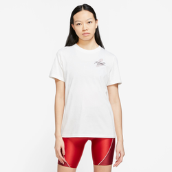 Women's - Jordan Flight GFX Crew T-Shirt - White/White