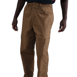 Men's - Nike Club Woven Cargo Pants Collection - Mosswood Brown/White