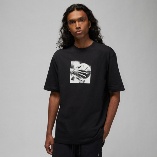 

Jordan Mens Jordan Statement 85 T-Shirt - Mens Black/White Size L