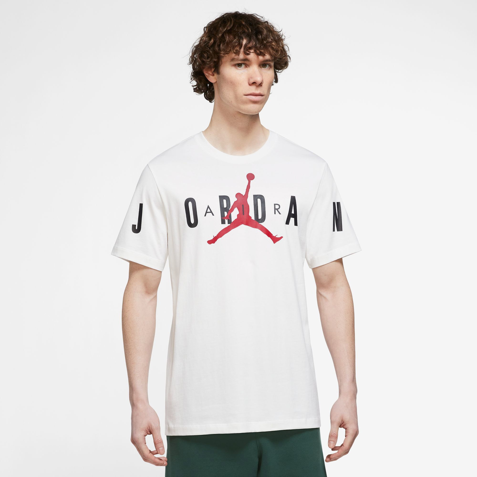 air jordan white t shirt