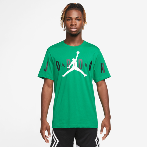 

Jordan Mens Jordan Air Stretch Crew - Mens Green/Black/White Size M