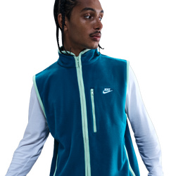 Men's - Nike Club Winterized Vest - Mint Foam/Green Abyss/White