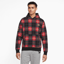 Men's - Jordan Essential Hol Fleece Pullover - Red/Black