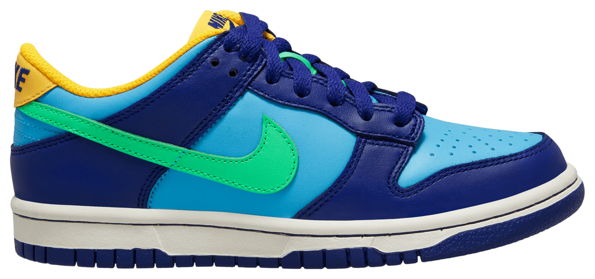 Nike Dunk Low Baltic Blue/Electric Algae/Deep Royal Grade School Kids'  Shoe