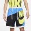 Nike Throwback Shorts - Men's Signal Blue/Black/White