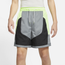 Nike Throwback Narrative Shorts - Men's Smoke Grey/Barely Volt