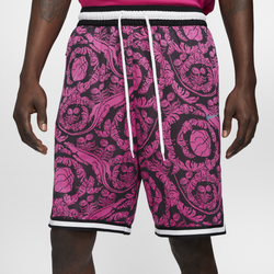 Men's - Nike DNA Printed Shorts - Black/Fireberry/White