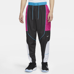 Men's - Nike Throwback Pants - Fireberry/Black/White