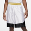 Nike Durasheen 10" Shorts - Men's White/Black/Saturn Gold