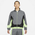 Nike Throwback Jacket - Men's Smoke Grey/Black/Barely Volt