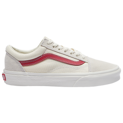 Boys' Grade School - Vans Old Skool - Off White/Red
