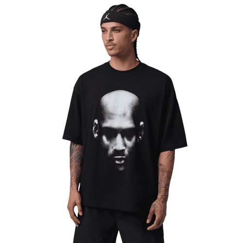  - Jordan Dri-FIT SPT Statement Graphic Short Sleeve Crew - Black/White