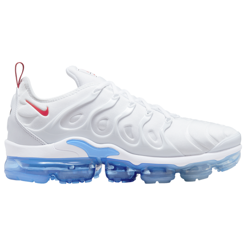 

Nike Mens Nike Air Vapormax Plus - Mens Running Shoes White/Habanero Red Size 08.0