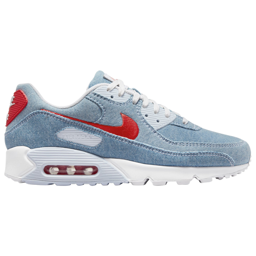 

Nike Mens Nike Air Max 90 - Mens Running Shoes Multi Color/Habanero Red/White Size 10.5