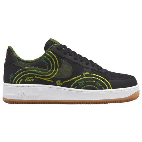 

Nike Mens Nike Air Force 1 '07 LV8 - Mens Basketball Shoes Black/Carbon Green Size 9.0