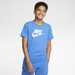 Boys' Grade School - Nike Futura Iridescent T-Shirt - Pacific Blue/Multi