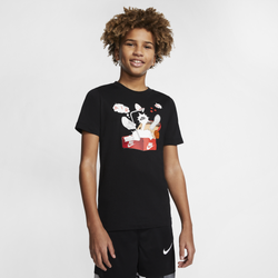 Boys' Grade School - Nike Shoebox AF1 T-Shirt - Black/Black