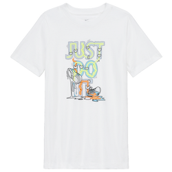 Boys' Grade School - Nike JDI Graphic T-Shirt - White/White