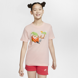 Boys' Grade School - Nike Ermsy Beach T-Shirt - Pink/Orange