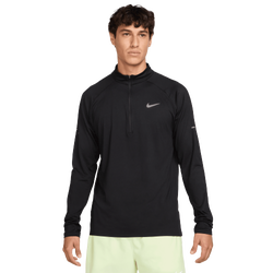 Men's - Nike Dri-FIT STRIDE HZ MIDLAYER - Black/Reflective Silver