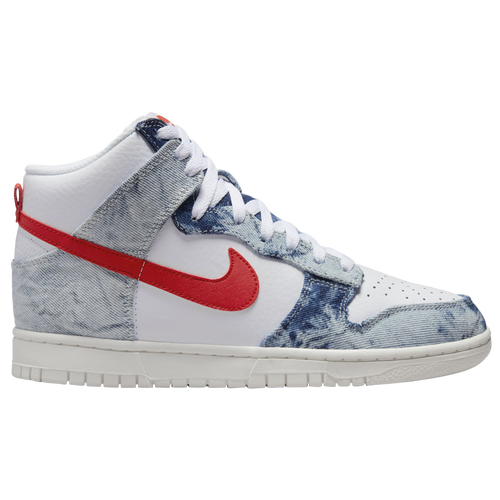 womens dunk high black white