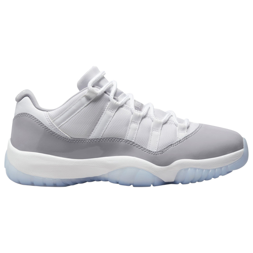 

Jordan Mens Jordan Retro 11 Low - Mens Basketball Shoes White/Univ Blue/Cement Gray Size 9.0